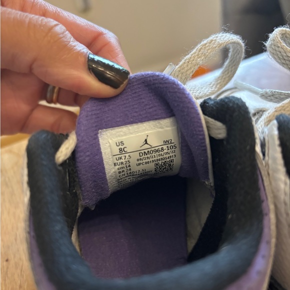 Preschool Air Jordan Retro 3 Dark Iris - Picture 2 of 6